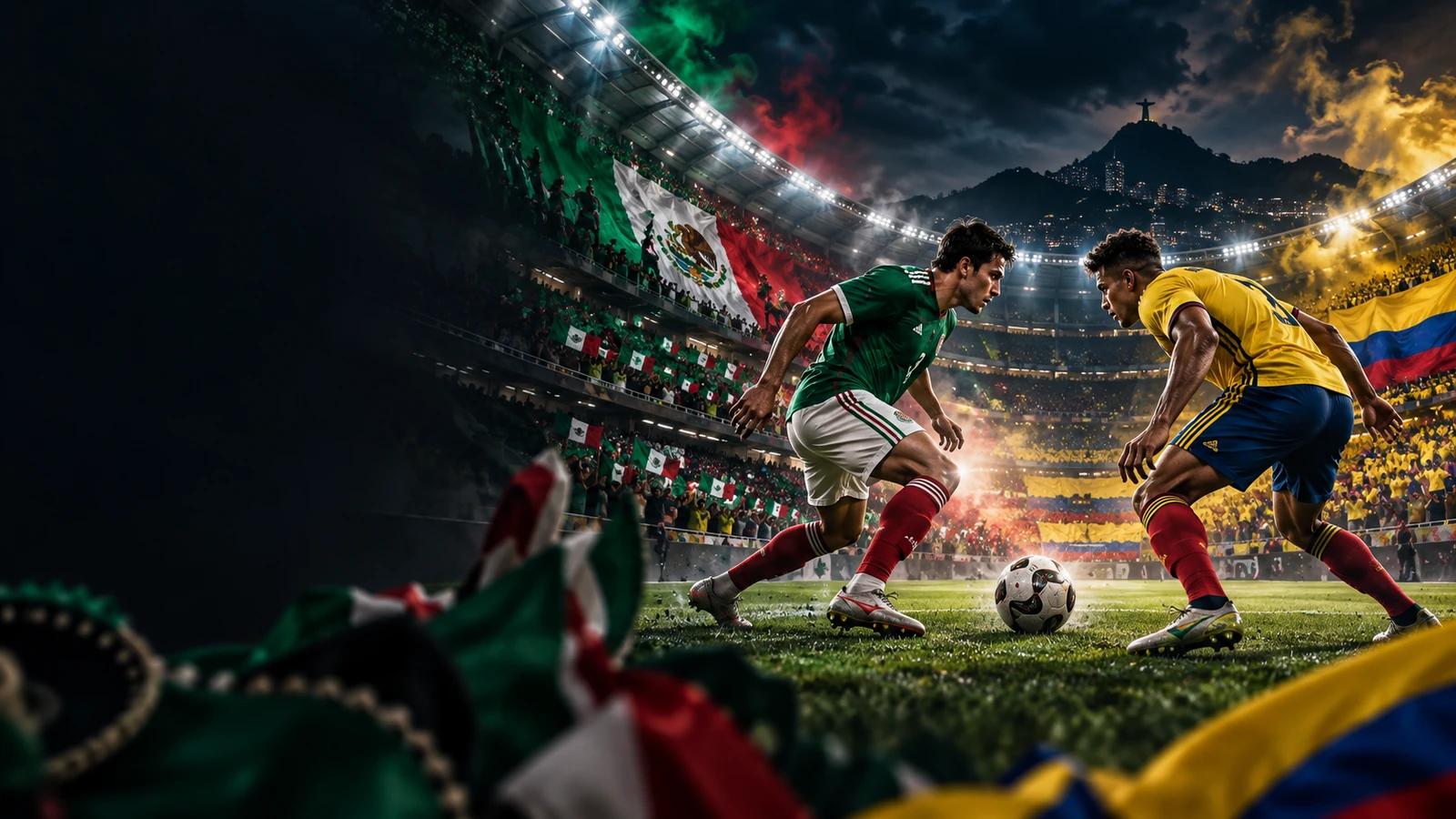México vs Colombia — amistoso del 26 de septiembre de 2026